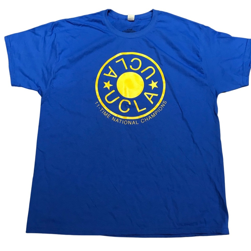 Hanes UCLA Men’s Basketball Championships Royal Blue T-Shirt Sz XL